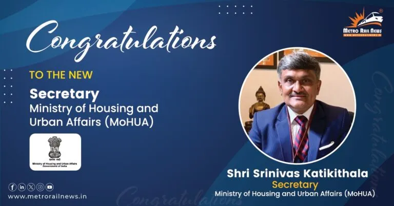 Mr Srinivas Katikithala, Appointed As Secretary At MoHUA Mr Srinivas Katikithala, Appointed As Secretary At MoHUA