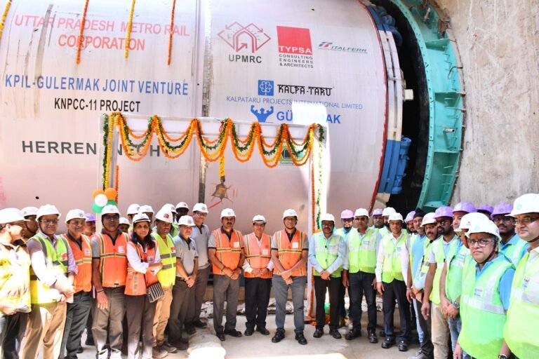 KPIL Deploys 1st TBM For Underground Section of Kanpur Metro Line 2