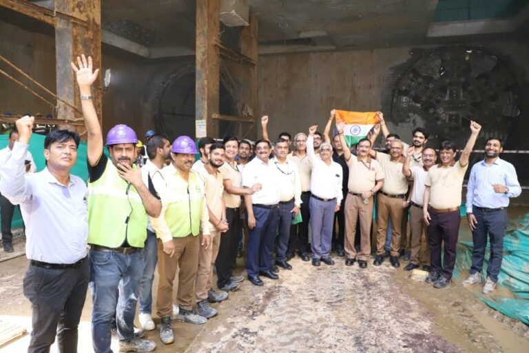 Delhi Metro’s TBM-2 Records Breakthrough at Chhatarpur Mandir Station of Line 10