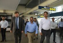Dr Philipp Ackermann, the German Ambassador tours Delhi-Ghaziabad-Meerut corridor (RRTS) German Ambassador travels to RR