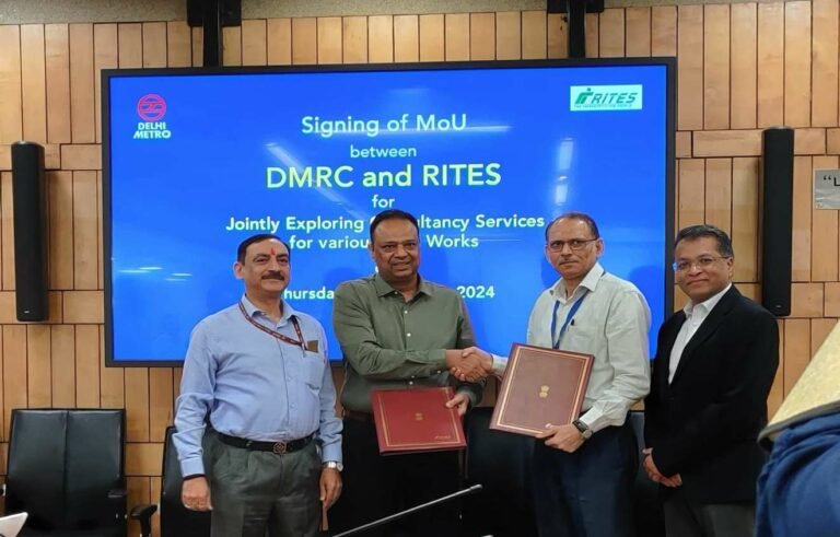 RITES & DMRC sign MoU for exploring Metro works 