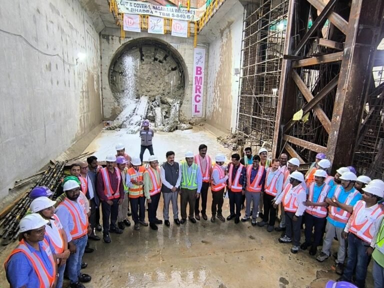 Bangalore Metro Phase 2 Advances With Final Breakthrough At Pink Line