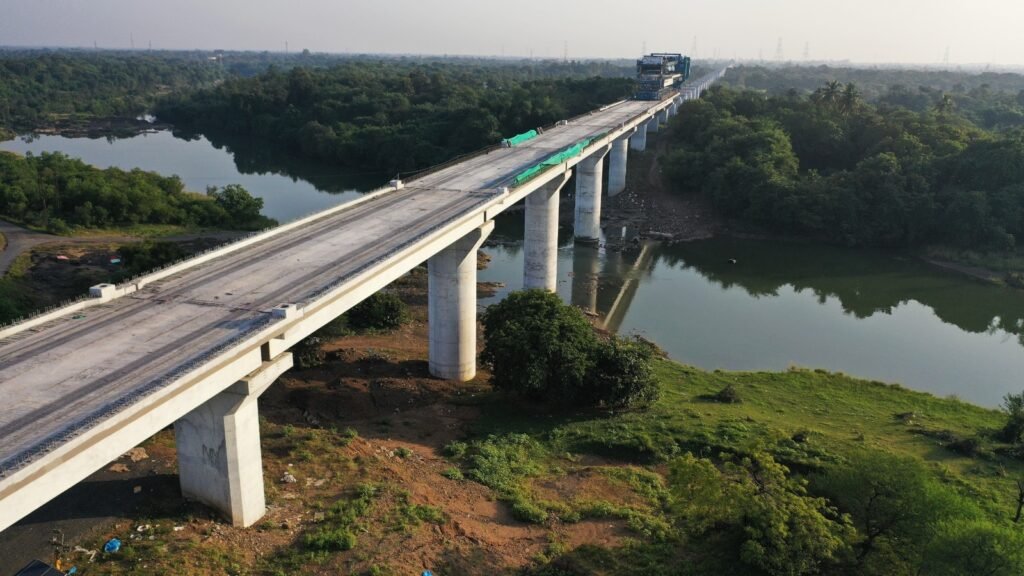 Bullet Train Project Advances With Completion of Kharera River Bridge in Navsari 3 Bullet Train 3