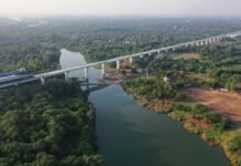 Bullet Train Project Advances With Completion of Kharera River Bridge in Navsari