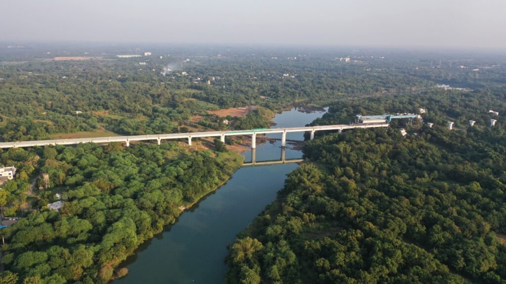 Bullet Train Project Advances With Completion of Kharera River Bridge in Navsari 2 Release