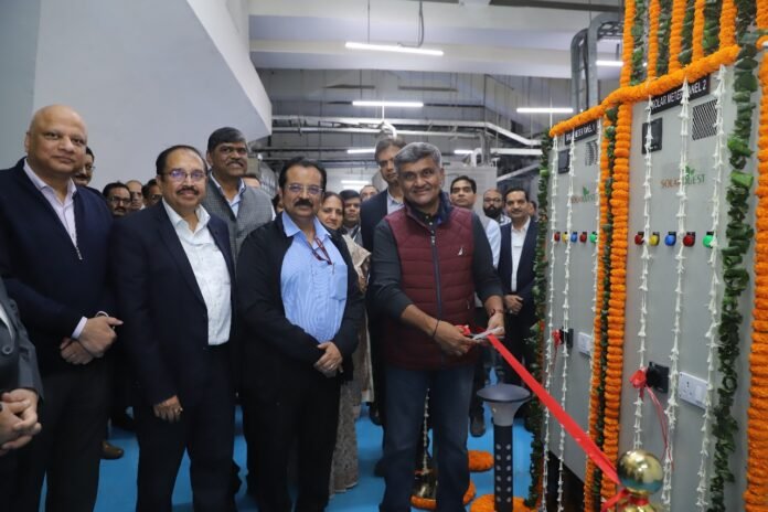 solar power plant inauguration at Ghaziabad station of Delhi-Meerut RRTS Corridor