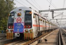 DMRC Celebrates 22 Years of Passengers Operations With Train ‘TS-01’ Delhi Metro