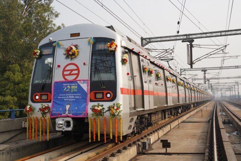 DMRC Celebrates 22 Years of Passengers Operations With Train ‘TS-01’