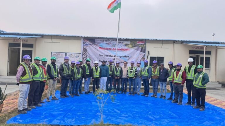 Delhi Metro: Afcons Completes Final Tunnel Segment for Package DC-07 Delhi Metro: Afcons Completes Final Tunnel Segment for Package DC-07