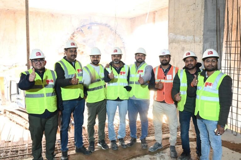 Agra Metro: TBM S-718C Achieved Breakthrough At Agra Station