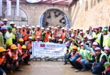 TBM Gomati achieves 1st breakthrough for Kanpur Metro Line-2 TBM Gomati 1st breakthrough for Kanpur Metro