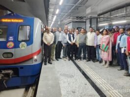 Trial runs conducted on Green and yellow line of Kolkata Metro