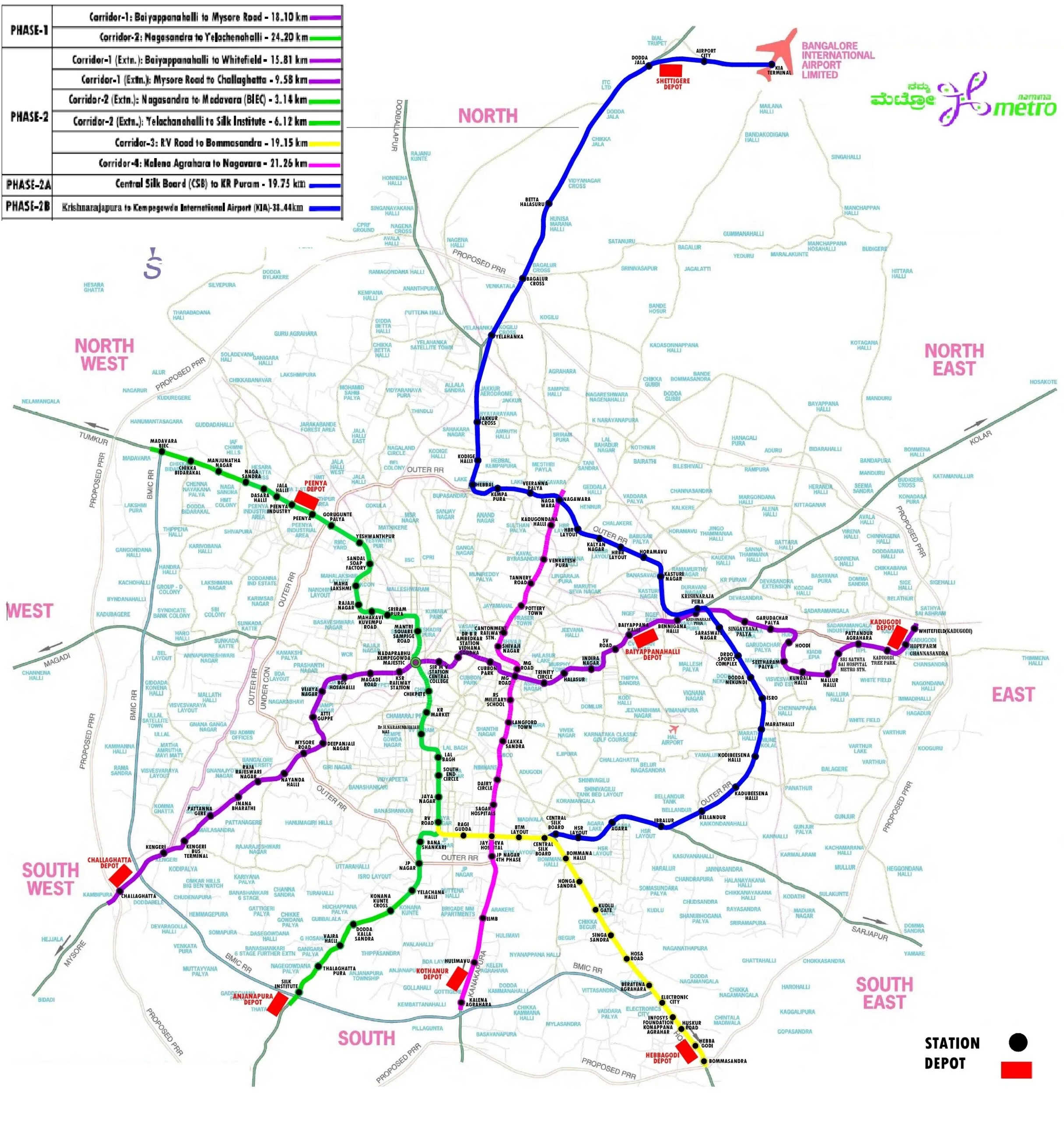 Bangalore Metro: Jakson Secures E&M Contract of Blue Line 2 PHASE 1 2 2A 2B scaled