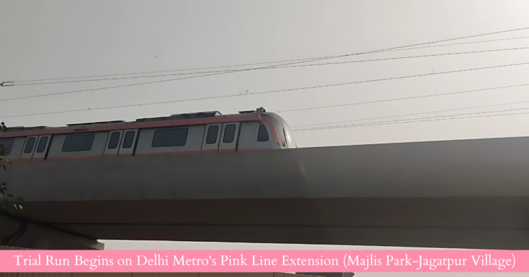DMRC Conducted Trial Runs on Pink Line’s Extension DMRC Conducted Trial Runs on Pink Line’s Extension