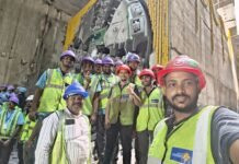 TBM Adyar Records Breakthrough on Chennai Metro Line 3 Chennai Metro's TBM Adyar
