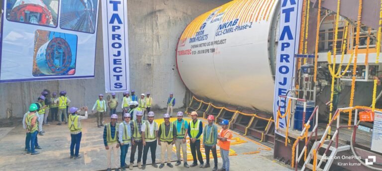 TBM Kurinji Begins Tunneling for Chennai Metro’s Line 5 TBM Kurinji Begins Tunneling for Chennai Metro’s Line 5