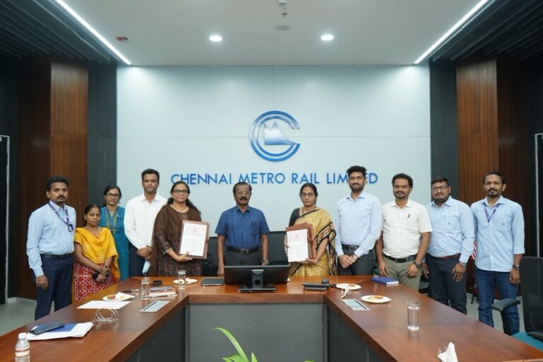 CMRL Signs Contract for Property Development DPR at Key Stations in Phase 2