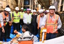 TBM Saraswati Starts Tunneling for Kanpur Metro Line 2 Kanpur Metro's TBM Saraswati