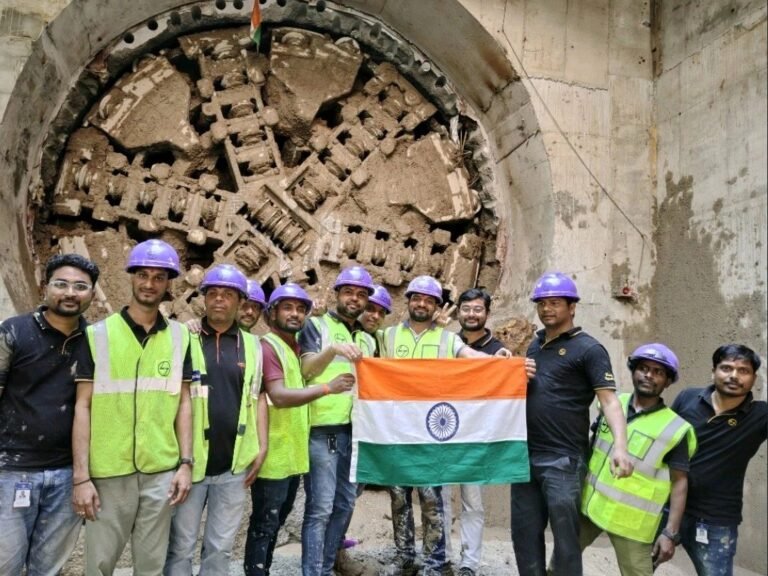 TBM 3 Achieves Breakthrough at Delhi Metro’s IGNOU Station