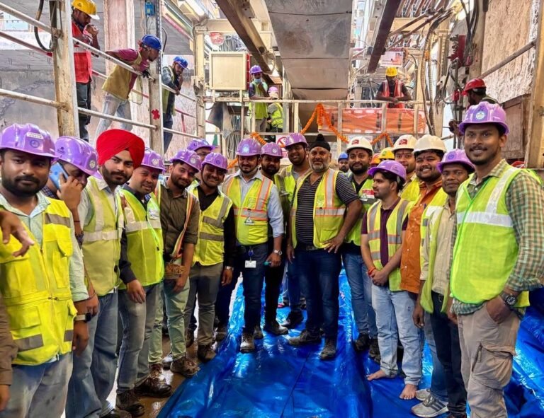 TBM Parvati Starts Tunneling on Kanpur Metro Line 2