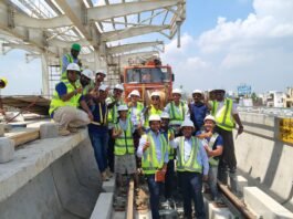 Completion of Grade Separator Work in Chennai Metro's Corridor 4 