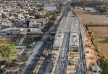Delhi-Meerut RRTS: Track Laying Work Completed at Modipuram Station Modipuram RRTS Station