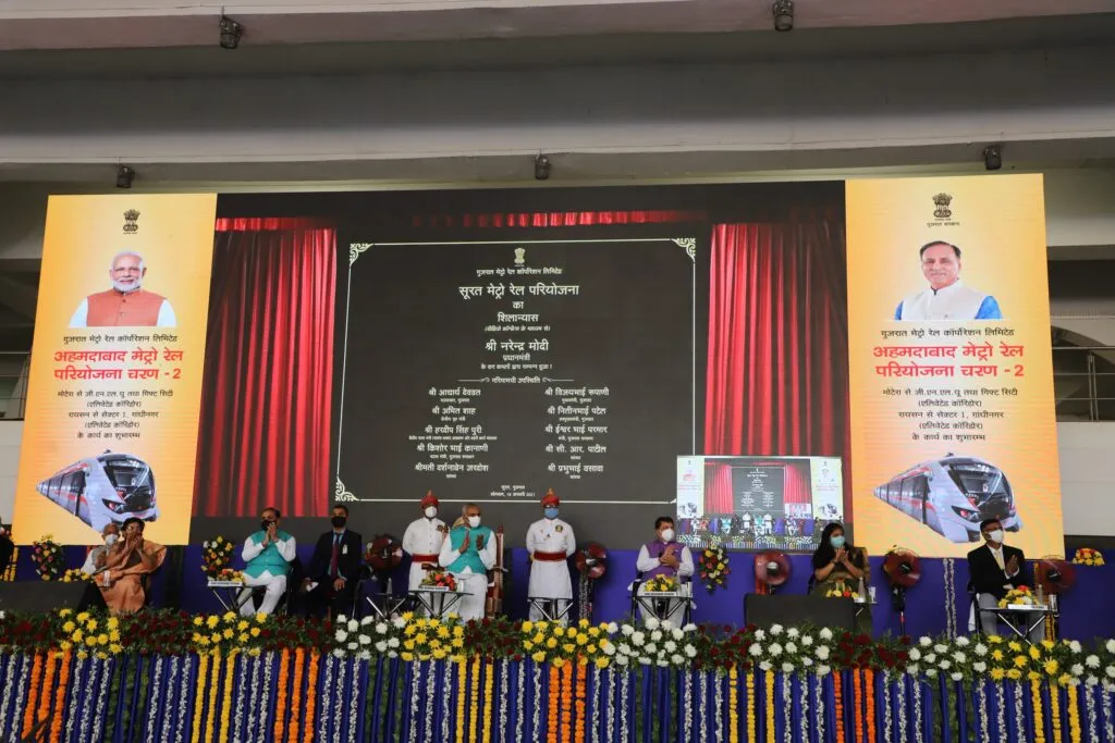 FOUNDATION LAID FOR SURAT METRO PROJECT 1 scaled 2