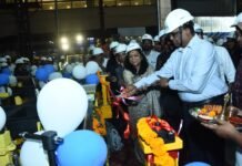 Titagarh-BHEL Unveils Production Line of Vande Bharat Sleeper Train Titagarh-BHEL Unveils Production Line of Vande Bharat Sleeper Train