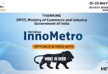 InnoMetro 2025 Receives “Make in India” Logo Support from DPIIT, Ministry of Commerce and Industry InnoMetro 2025 Receives "Make in India" Logo Support
