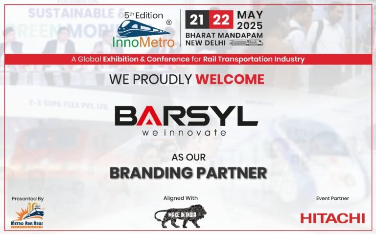 Welcoming BARSYL as Branding Partner for the 5th Edition of InnoMetro 2025