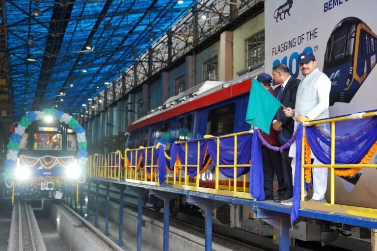 Madhya Pradesh CM Flags off BEML’s 2,100th Metro Coach in Bengaluru