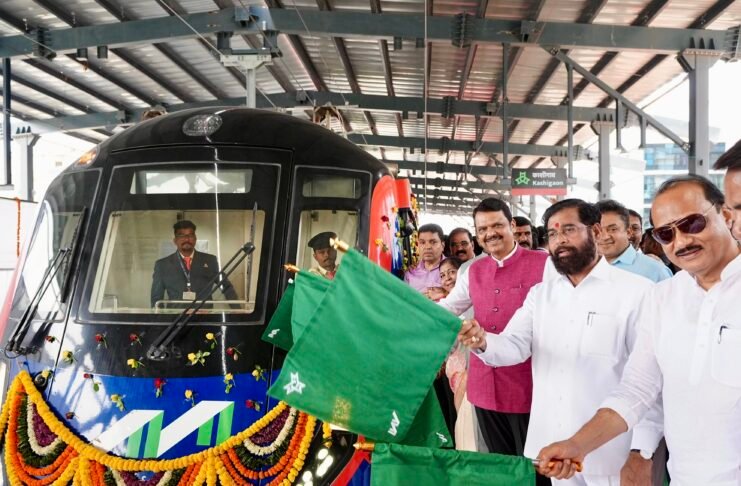 Mumbai Metro Line 9 Trial Run