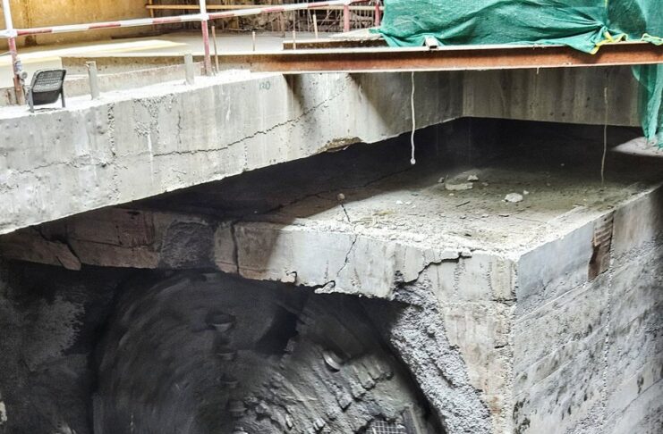 TBM Kalvarayan breakthrough for Chennai Metro Line 3