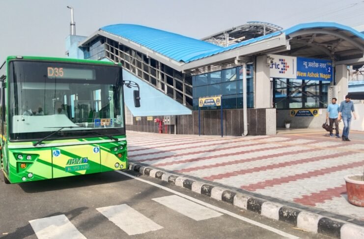 NCRTC Introduces Electric AC Buses at Namo Bharat Stations in Delhi