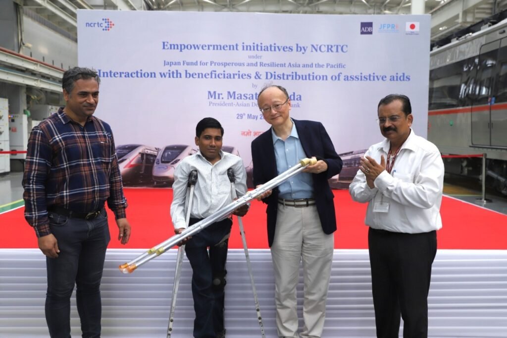 ADB President Visits India’s First Namo Bharat Corridor 3 PHOTO 2025 05 29 16 57 10