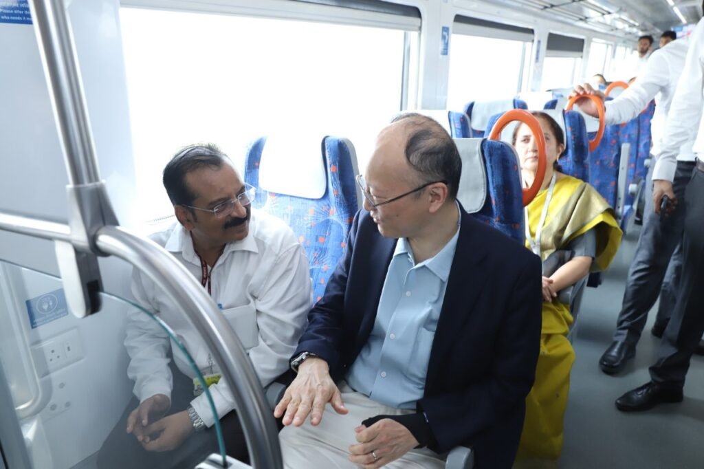 ADB President Visits India’s First Namo Bharat Corridor 1 PHOTO 2025 05 29 16 57 11