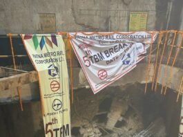 Breakthrough at PMCH Station of Patna Metro