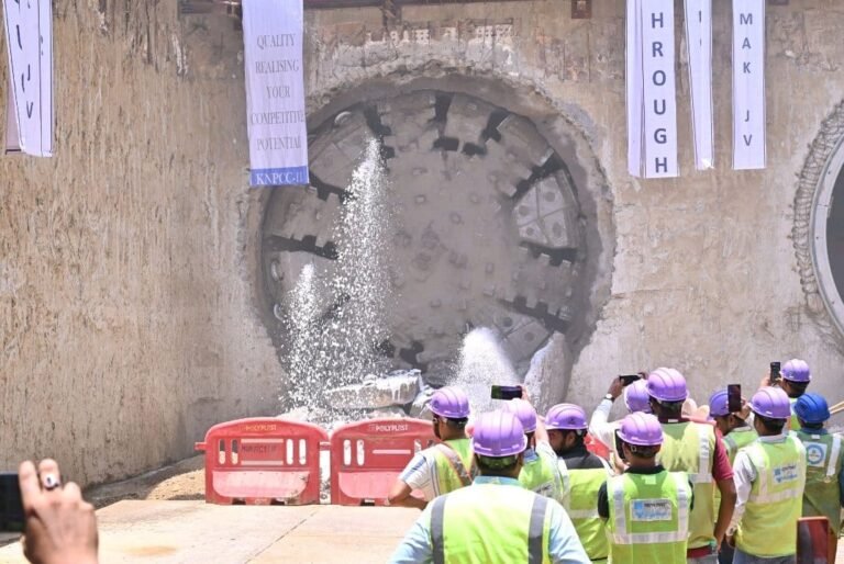 Kanpur Metro: TBM Saraswati achieves TBM Breakthrough at Rawatpur Station of Line 2 Kanpur Metro: TBM Saraswati achieves TBM Breakthrough at Rawatpur Station of Line 2