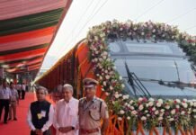 PM Modi Launches First Vande Bharat Train for Kashmir PM Modi Launches First Vande Bharat Train for Kashmir