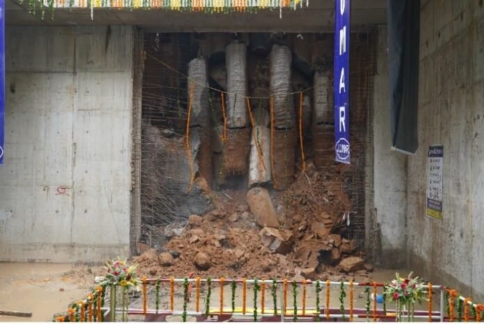Delhi Metro's TBM Breakthrough at Vasant Kunj Station