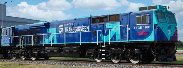 indigenously built locomotive for Guinea,