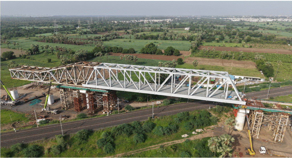 Bullet Train Project Progresses with Launch of 8th Steel Bridge in Gujarat 1 Screenshot 2025 06 16 180003