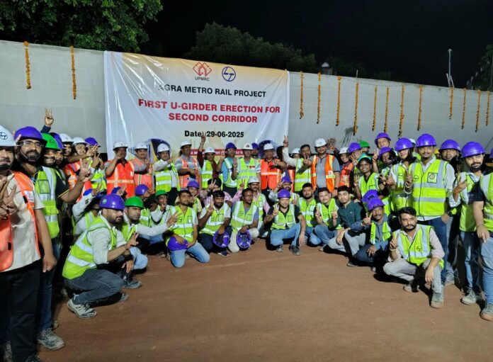 1st U-Girder for Agra Metro’s Corridor 2