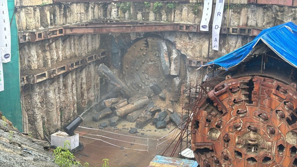 Mumbai Metro: TBM Dhruv Achieves Breakthrough at Airport Colony Shaft for Line-7A 1 1752499045838