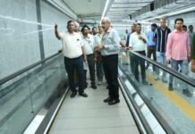 Trials on Kolkata Metro's Yellow Line