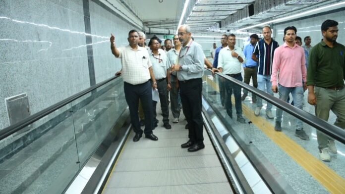 Trials on Kolkata Metro's Yellow Line