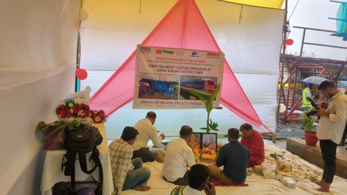 Afcons Cast First Segment For Bhopal Metro’s Blue Line 
