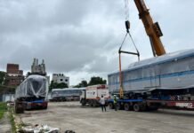First 3-Coach Trainset for Patna Metro 