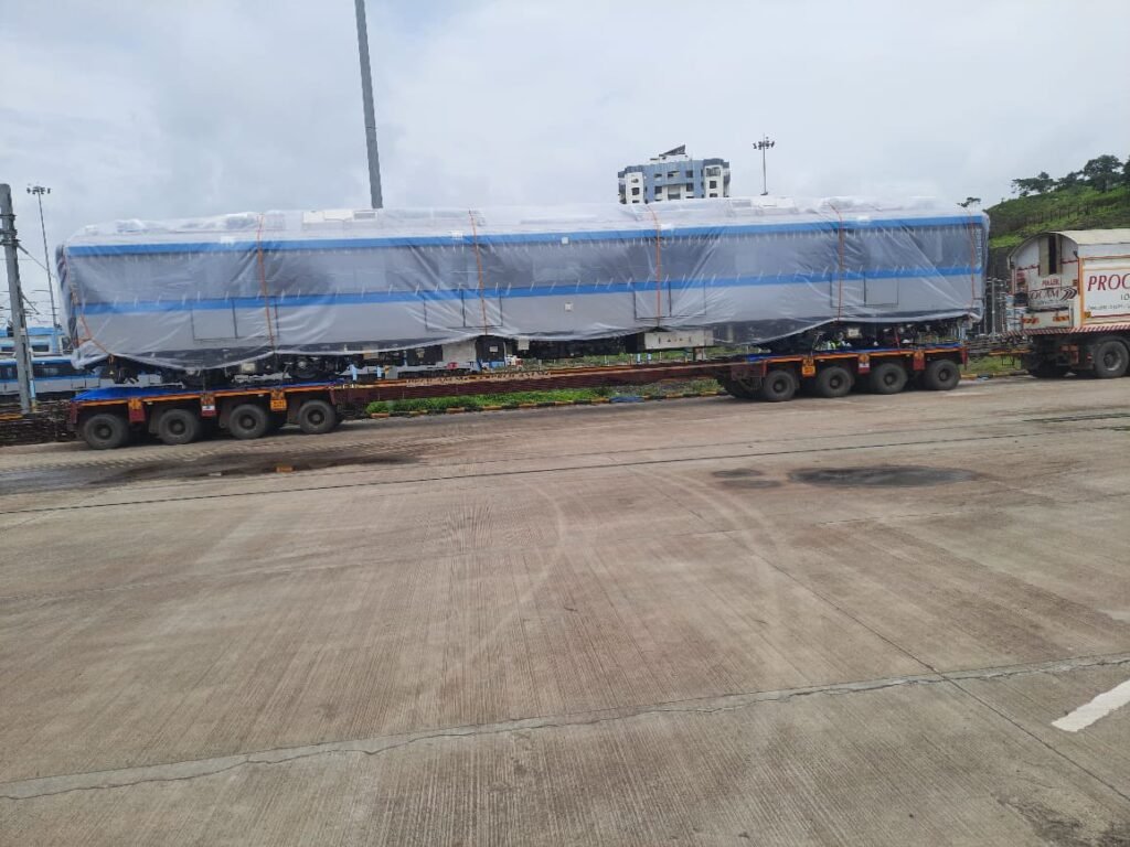 First 3-Coach Trainset Dispatched for Patna Metro 2 Gvl jNbsAEgbgg