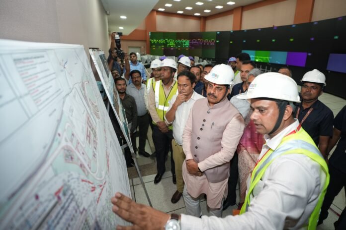 Madhya Pradesh CM Inspects Bhopal Metro Project 
